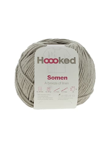 Hoooked Textilgarn "Somen" in Taupe - 100 g
