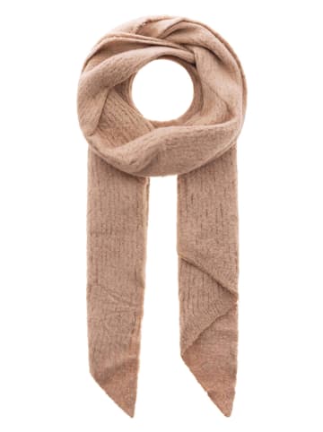 Zwillingsherz Schal in Beige - (L)185 x (B)110 cm - (L)185 x (B)110 cm