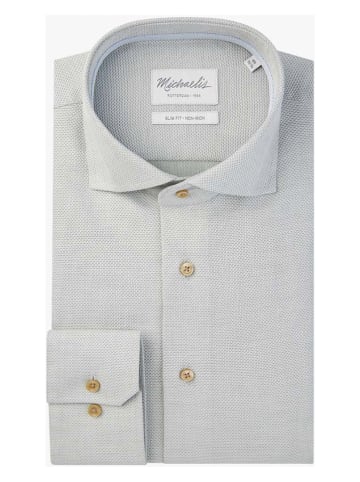 Michaelis Blouse - slim fit - lichtgrijs
