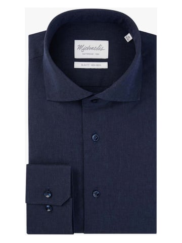 Michaelis Hemd - Slim fit - in Dunkelblau