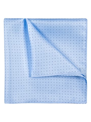 PROFUOMO Seiden-Tuch in Hellblau - (B)32 x (L)32 cm