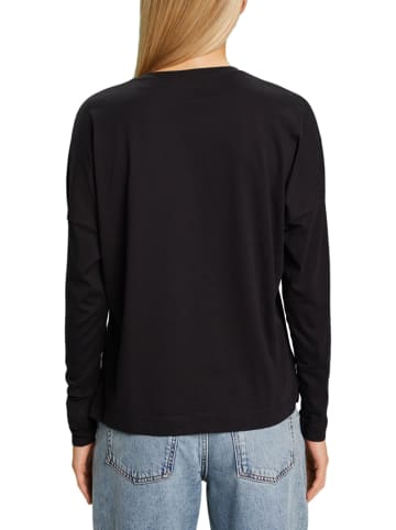 ESPRIT Longsleeve in Schwarz