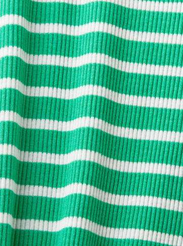 ESPRIT Koszulka w kolorze zielono-białym