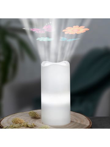 Profiline LED-Projektor-Kerze in Weiß