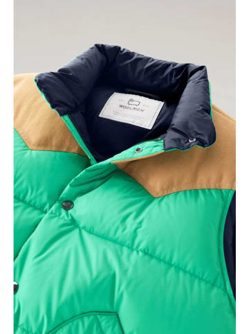 Woolrich Doorgestikte bodywarmer groen