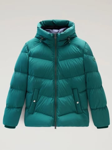 Woolrich Kurtka puchowa w kolorze morskim