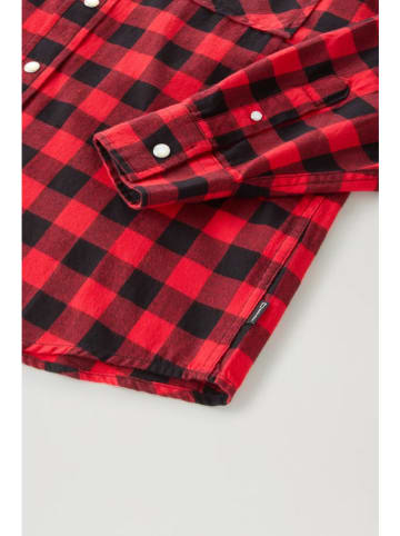 Woolrich Hemd in Rot/ Schwarz