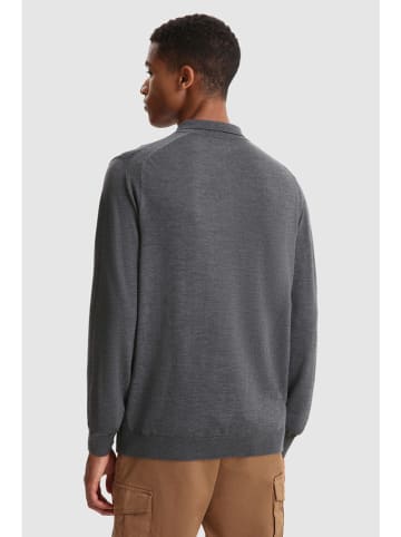Woolrich Wełniany sweter w kolorze szarym