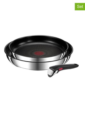 Tefal 3-delige pannenset "Ingenio Prference G6" zilverkleurig