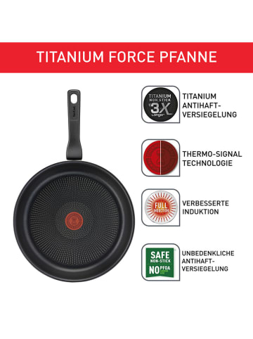 Tefal Bratpfanne "Titanium Force" in Schwarz - Ø 28 cm