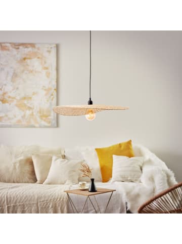 Brilliant Lampa wisząca "Jefter" w kolorze jasnobrązowym - wys. 120 x Ø 60 cm
