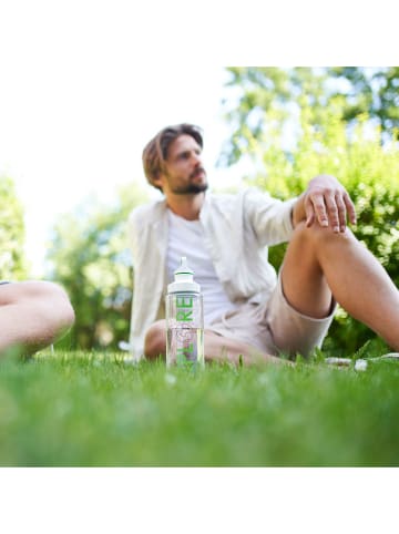 Emsa Bidon "Drink 2 Go - Tritan" w kolorze biało-zielonym - 700 ml
