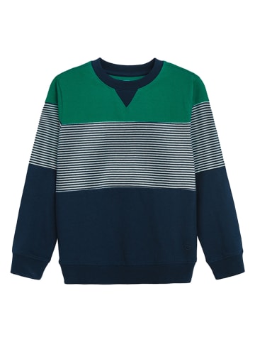 COOL CLUB Sweatshirt donkerblauw/groen/grijs