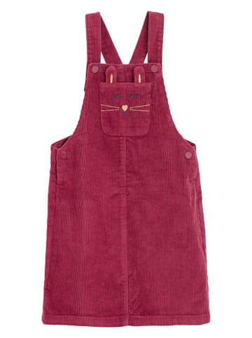 COOL CLUB Cord-Latzkleid in Rot