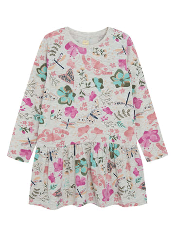 COOL CLUB Kleid in Grau/ Bunt