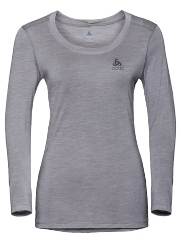Odlo Funktionsunterhemd "Merino130" in Grau