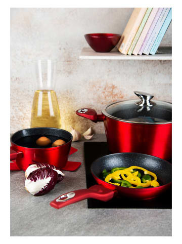 Trendy Kitchen by EXCÉLSA Bratpfanne "Phoenix" in Rot - Ø 24 cm