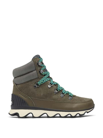 Sorel Skórzane botki "Kinetic" w kolorze khaki