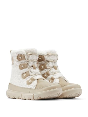 Sorel Boots "Explorer" in Weiß/ Beige