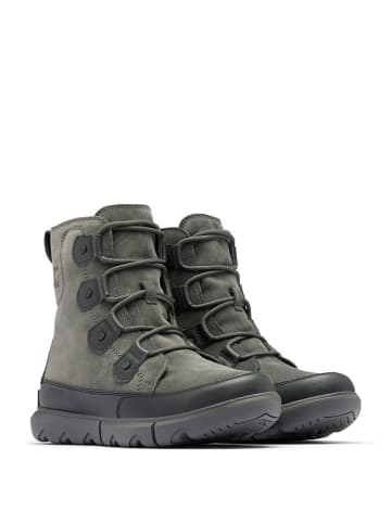 Sorel Skórzane botki "Explorer" w kolorze khaki