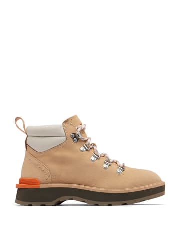 Sorel Leder-Boots "Hi-Line" in Beige