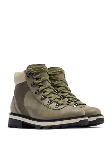 Sorel Leder-Boots "Lennox" in Khaki
