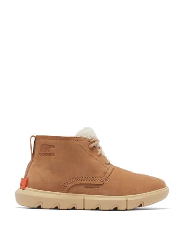 Sorel Leder-Boots "Sorel Explorer" in Camel