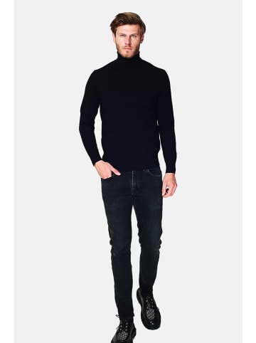 C& Jo Rollkragenpullover in Schwarz