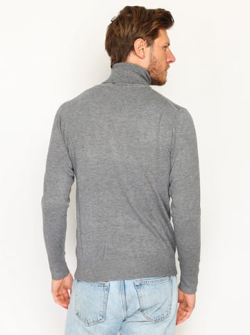 C& Jo Rollkragenpullover in Grau