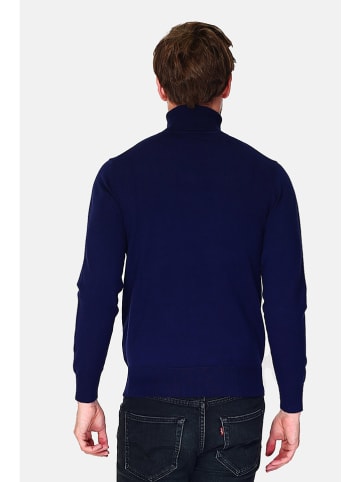 C& Jo Rollkragenpullover in Dunkelblau