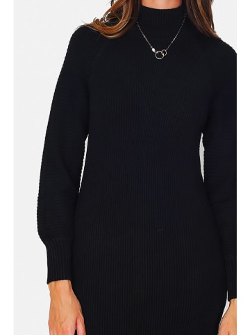 C& Jo Sukienka dzianinowa w kolorze czarnym