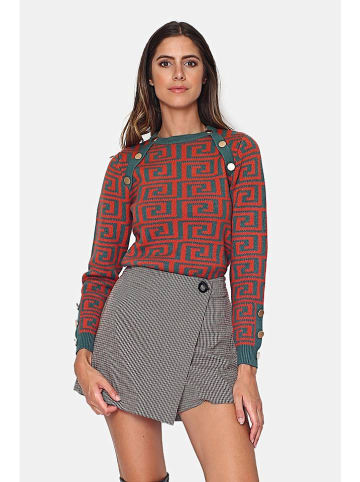 C& Jo Trui rood/groen