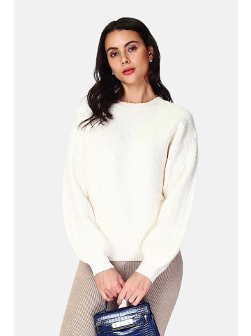 C& Jo Sweter w kolorze kremowym