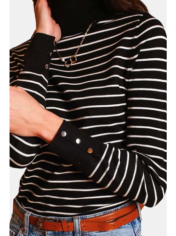 C& Jo Rollkragenpullover in Schwarz