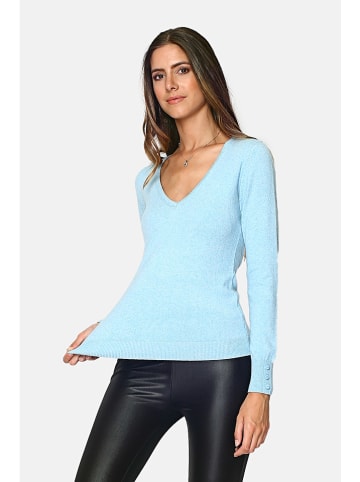 C& Jo Sweter w kolorze błękitnym