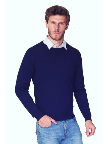 William de Faye Pullover in Dunkelblau