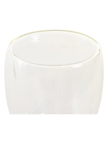 Alexandra House 2er-Set: Jumbotassen in Transparent - 380 ml