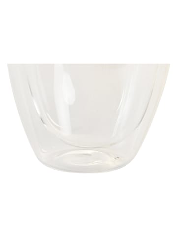 Alexandra House 2er-Set: Jumbotassen in Transparent - 380 ml