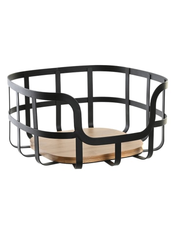 Alexandra House Obstschale in Schwarz/ Natur - Ø 24 cm