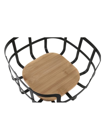 Alexandra House Obstschale in Schwarz/ Natur - Ø 24 cm