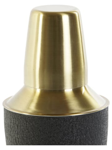 Alexandra House Cocktailshaker in Schwarz/ Gold - 500 ml