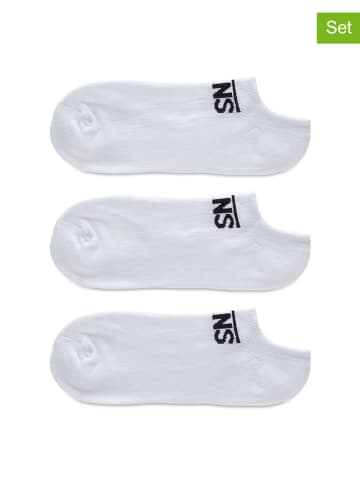 Vans 3-delige set: sokken wit