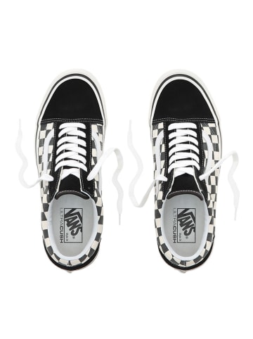 Vans Leder-Sneakers in Schwarz/ Weiß