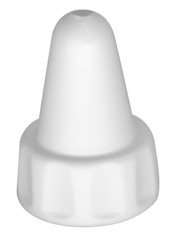 Fackelmann 5tlg-Set: Spritzbeutel mit Aufsätzen in Weiß - (H)31 cm
