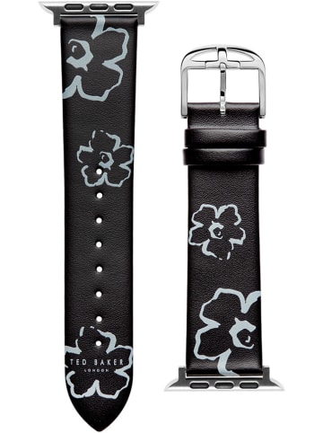 Ted Baker Leren armband voor Apple Watch zwart