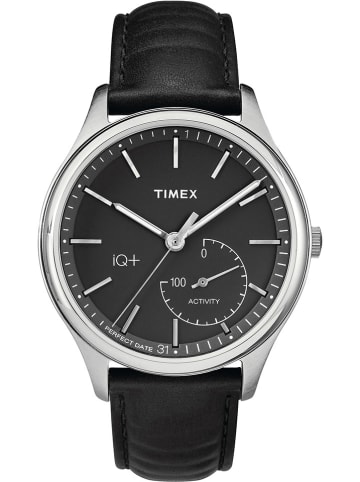 Timex Quarzuhr in Schwarz/ Silber