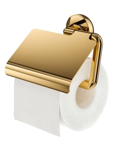 Tiger Toilettenpapierhalter "Cooper" in Gold - (B)14,2 x (H)12,3 x (T)4,1 cm