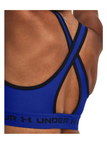 Under Armour Sportbeha "Crossback" blauw