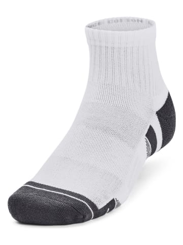 Under Armour Skarpety (3 pary) "Performance" w kolorze czarno-białym