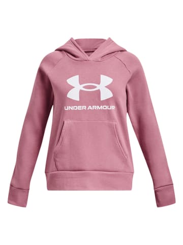 Under Armour Hoodie "Rival" in Rosa